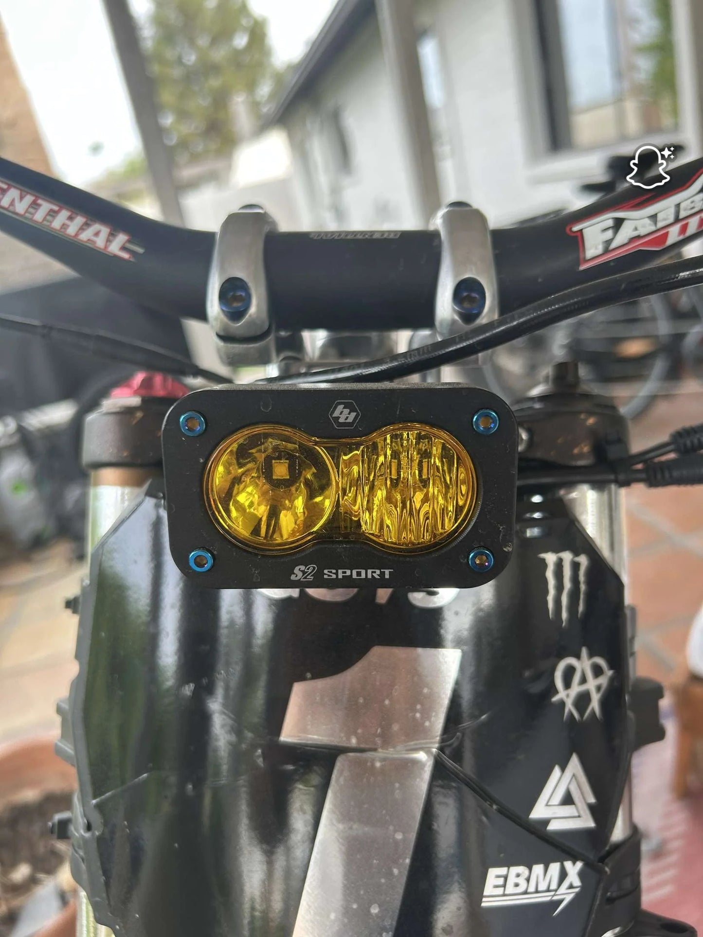 Titanium Burnt Blue Baja Bolts