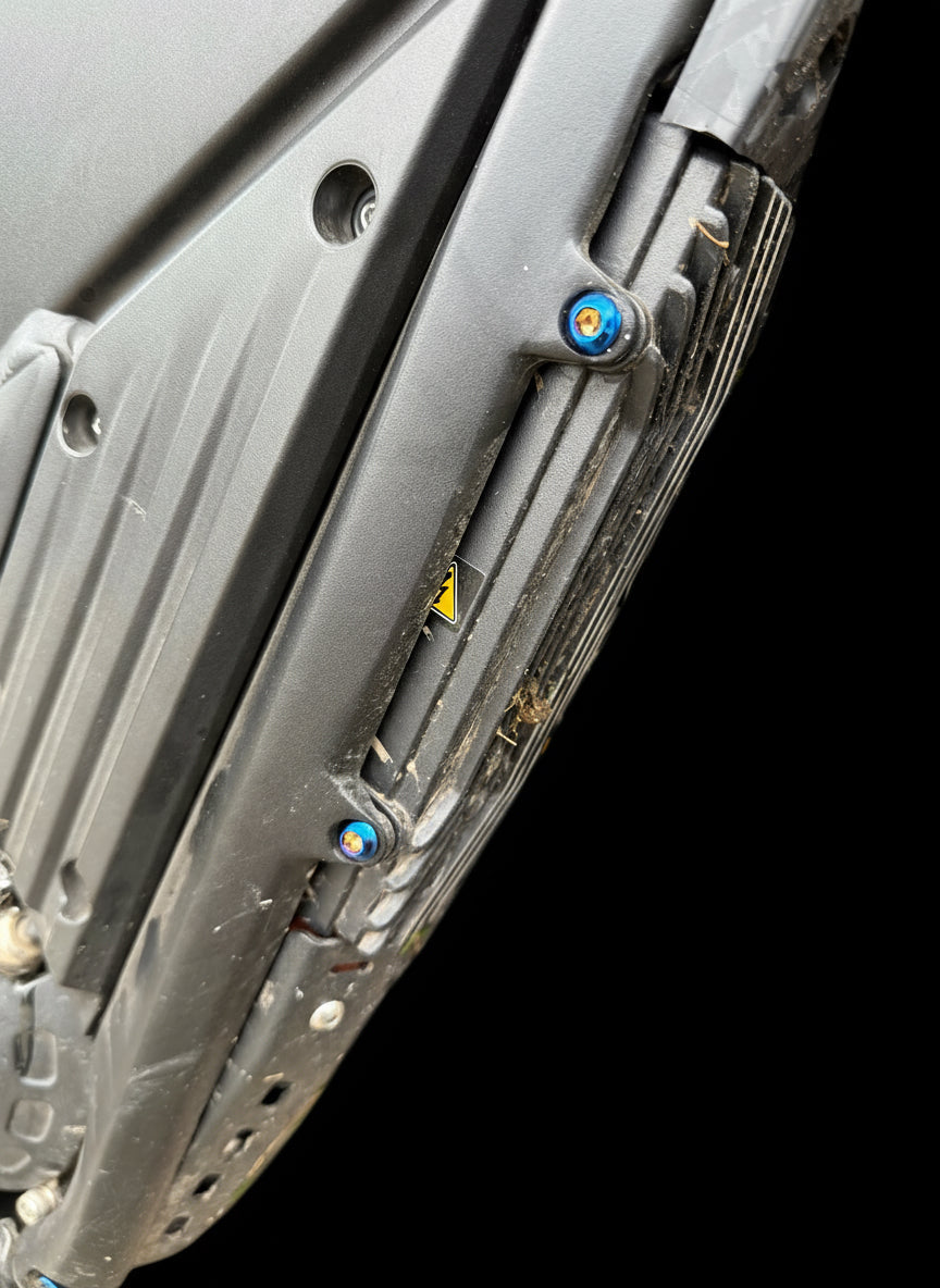 Controller titanium bolts