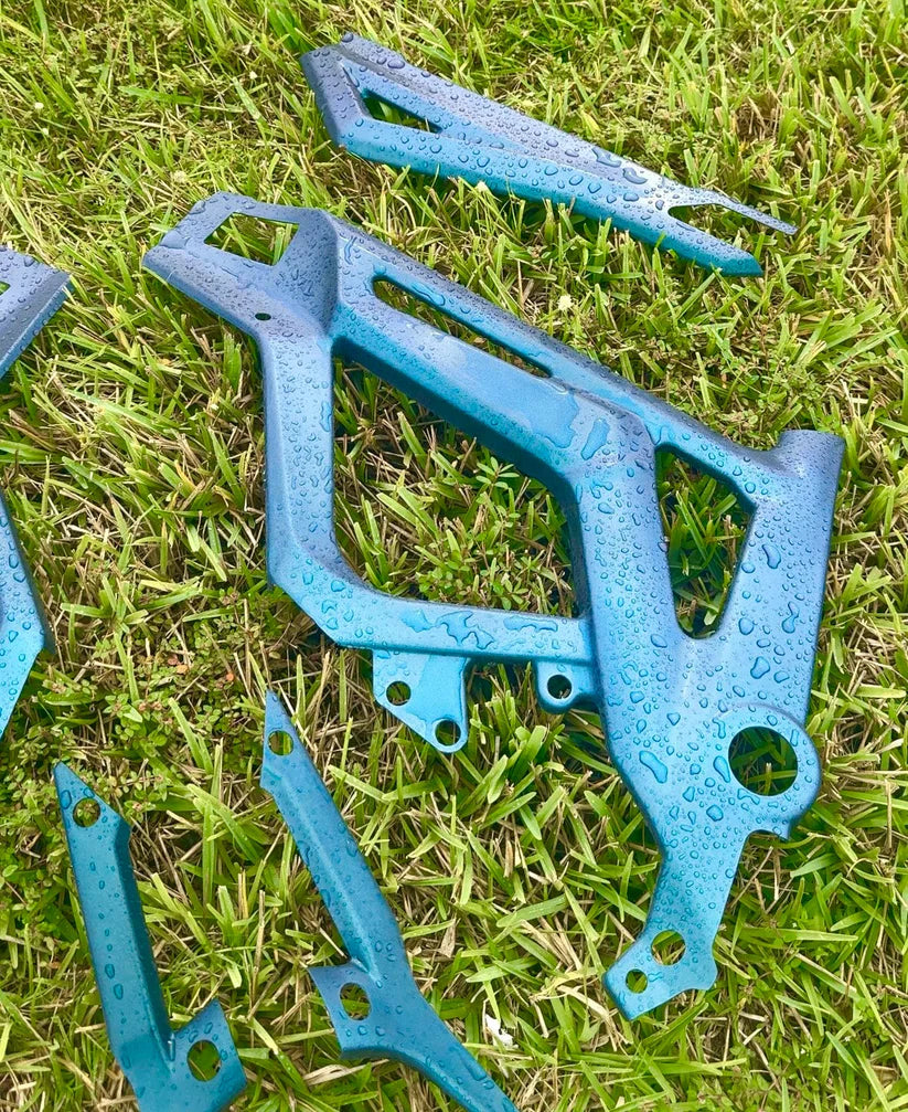 79bike "Coated" Frame Guards-Blue Or Pink