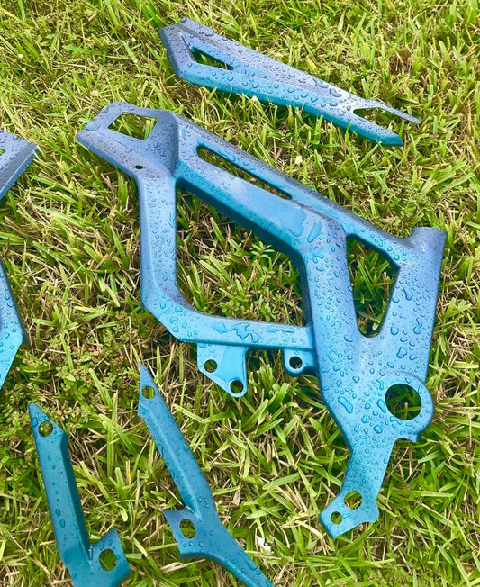 79bike "Coated" Frame Guards-Blue Or Pink